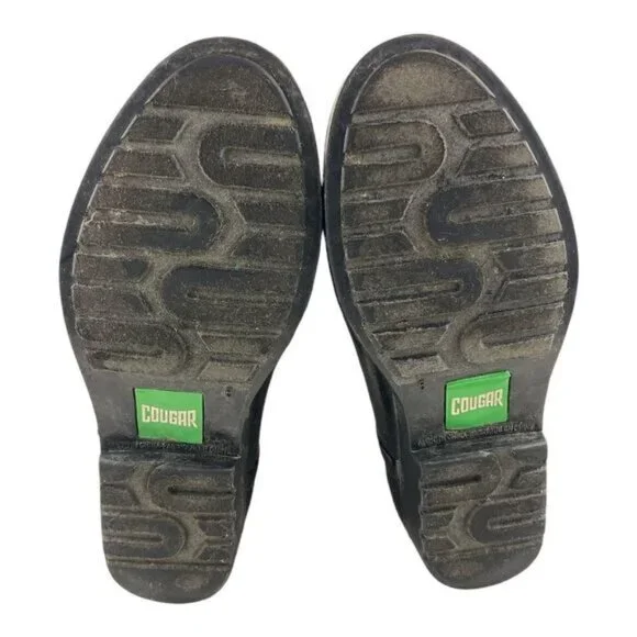 COUGAR WOMENS Black Rider Tall Waterproof Rubber Rain Boots US 6M - Picture 8 of 13